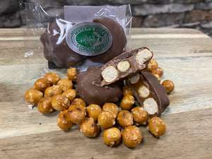 Chocolate Caramel Pretzel Bites