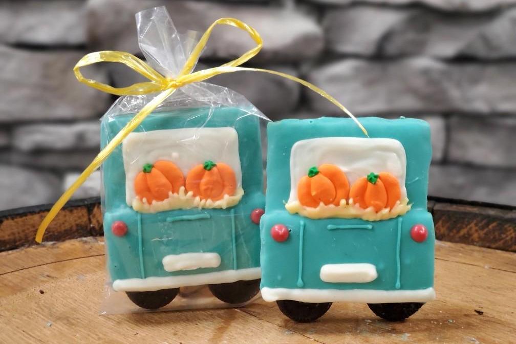 Chocolate Fall Pumpkin Truck